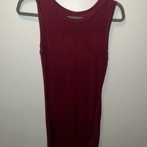 love, Fire Burgundy Mini Dress